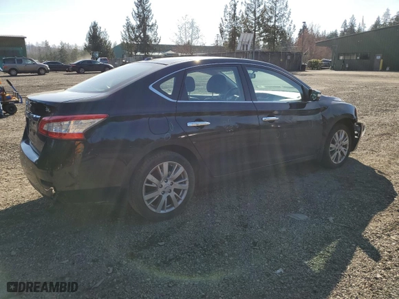2014 Nissan Sentra SV with VIN 3N1AB7AP8EY282116, listed as a Copart auction lot 47795445 with 58,853 mi miles and Salvage Title. Bid and sale history available at carsss.com. Image 3.
