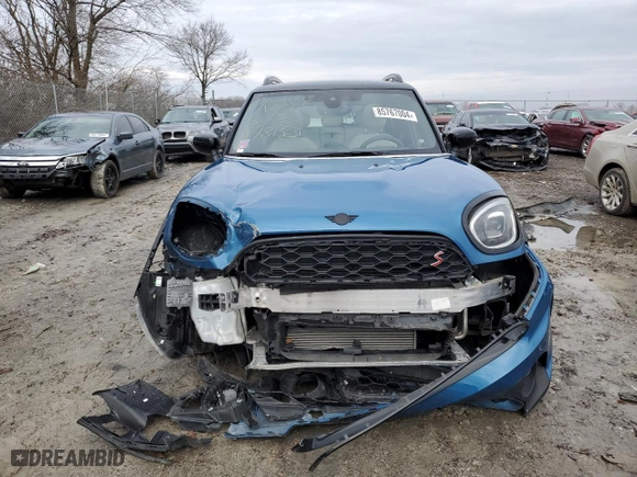 2023 MINI Countryman Cooper S with VIN WMZ53BR05P3P78153, listed as a Copart auction lot 85767004 with 19,625 mi miles and Salvage Title. Bid and sale history available at carsss.com. Image 5.