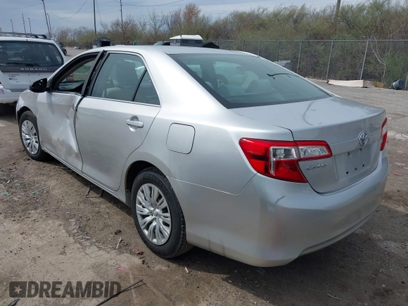 2012 Toyota Camry L with VIN 4T1BF1FK4CU143130, listed as a IAAI auction lot 41961729 with 120,987 mi miles. Bid and sale history available at carsss.com. Image 3.