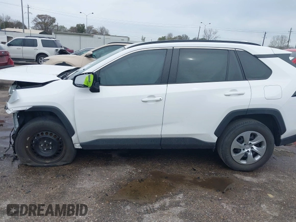 2021 Toyota RAV4 LE with VIN 2T3H1RFV8MC154028, listed as a IAAI auction lot 38763856 with 1 mi miles. Bid and sale history available at carsss.com. Image 13.
