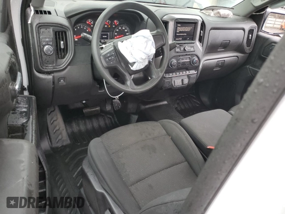 2024 Chevrolet Silverado 1500 Work Truck with VIN 3GCNAAED0RG307214, listed as a Copart auction lot 50008655 with 10,253 mi miles and Clean Title. Bid and sale history available at carsss.com. Image 8.