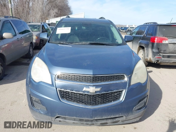 2012 Chevrolet Equinox LT w/1LT with VIN 2GNFLDE52C6207327, listed as a IAAI auction lot 41665731 with 251,318 mi miles. Bid and sale history available at carsss.com. Image 6.