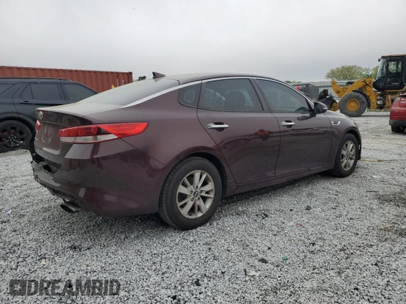 2016 Kia Optima LX z VIN 5XXGT4L3XGG025113, wystawiony jako Copart lot #51310875 z przebiegiem 188 415 mil mil oraz Szkoda całkowita • Salvage title. Historia ofert i sprzedaży dostępna na DreamBid. Obrazek 3.
