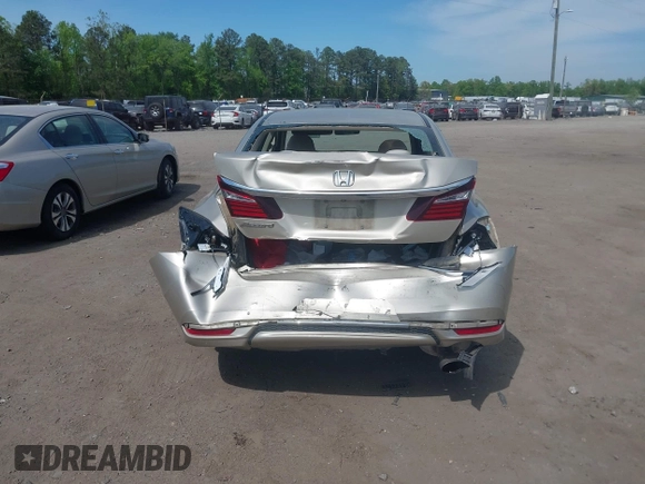 2017 Honda Accord LX with VIN 1HGCR2F33HA168044, listed as a IAAI auction lot 42106704 with 135,882 mi miles. Bid and sale history available at carsss.com. Image 16.