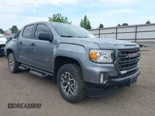 2022 GMC Canyon 4WD AT4 z VIN 1GTG6FEN2N1124793, wystawiony jako IAAI lot #42332668 z przebiegiem 37 824 mil mil oraz . Historia ofert i sprzedaży dostępna na DreamBid. Obrazek 1.