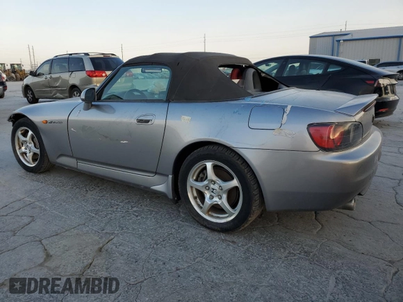 2001 Honda S2000 z VIN JHMAP114X1T006801, wystawiony jako Copart lot #48923585 z przebiegiem 50 502 mil mil oraz Szkoda całkowita • Salvage title. Historia ofert i sprzedaży dostępna na DreamBid. Obrazek 2.