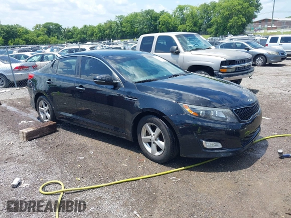 2014 Kia Optima LX with VIN 5XXGM4A72EG285974, listed as a IAAI auction lot 42667984 with 232,863 mi miles and . Bid and sale history available at DreamBid. Image 1.