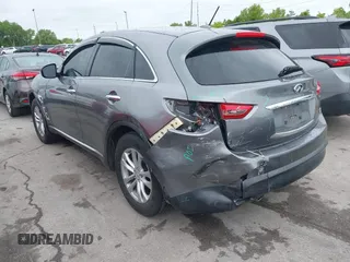 2013 Infiniti FX with VIN JN8CS1MW1DM172570, listed as a IAAI auction lot 42315764 with 135,048 mi miles and . Bid and sale history available at DreamBid. Image 3.
