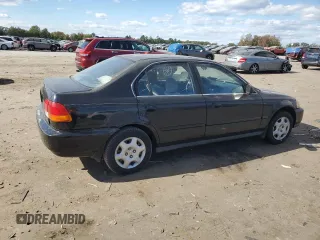 1998 Honda Civic EX with VIN 2HGEJ8645WH526772, listed as a Copart auction lot 74694624 with 195,038 mi miles and Salvage Title. Bid and sale history available at carsss.com. Image 3.