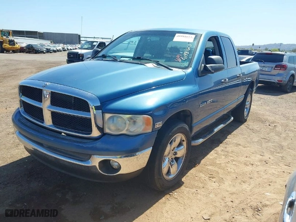 2005 Dodge Ram 1500 SLT with VIN 1D7HA18D35S284397, listed as a IAAI auction lot 41981613 with 205,469 mi miles. Bid and sale history available at carsss.com. Image 2.