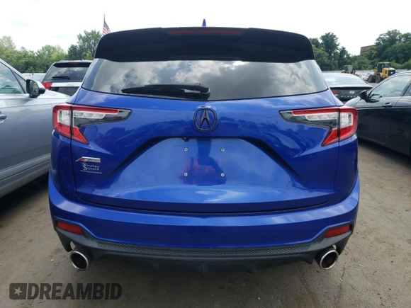 2019 Acura RDX w/A-Spec Pkg with VIN 5J8TC2H62KL002683, listed as a Copart auction lot 64447205 with 145,511 mi miles and Salvage title. Bid and sale history available at DreamBid. Image 6.