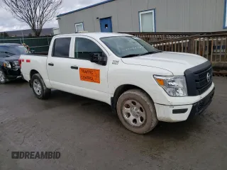 2022 Nissan Titan S with VIN 1N6AA1EC1NN106975, listed as a Copart auction lot 86409054 with 97,950 mi miles and Clean title. Bid and sale history available at DreamBid. Image 4.