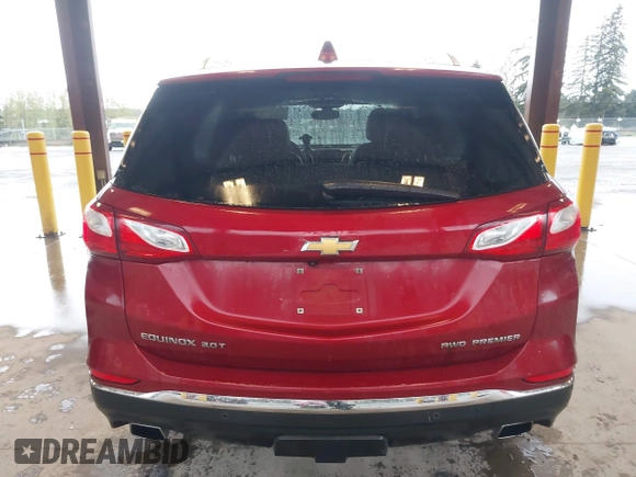 2019 Chevrolet Equinox Premier with VIN 2GNAXYEX8K6223490, listed as a IAAI auction lot 41979705 with 57,462 mi miles. Bid and sale history available at carsss.com. Image 16.