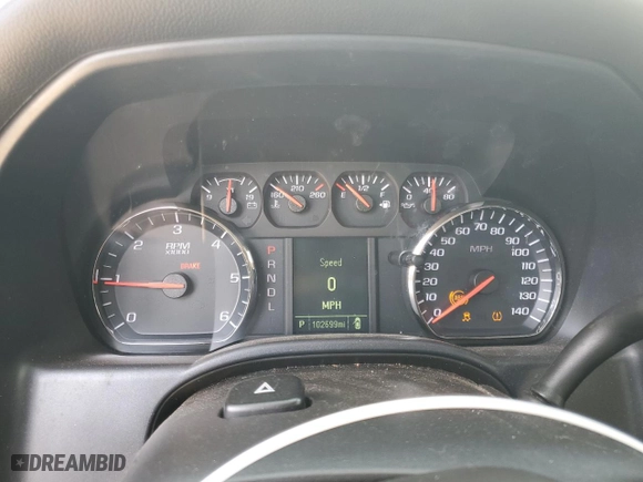 2018 Chevrolet Silverado 1500 Work Truck with VIN 1GCNCNEC2JZ366844, listed as a Copart auction lot 46687265 with 102,699 mi miles and Salvage Title. Bid and sale history available at carsss.com. Image 9.