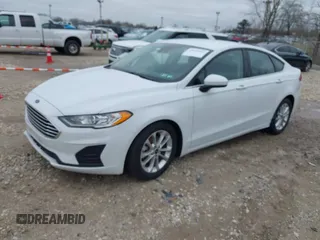 2019 Ford Fusion SE with VIN 3FA6P0H74KR278299, listed as a IAAI auction lot 41929565 with 53,425 mi miles. Bid and sale history available at carsss.com. Image 2.