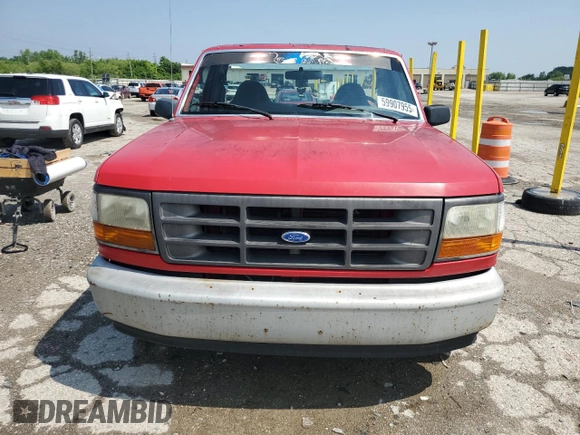 1996 Ford F-150 z VIN 1FTEF15N1TNA27066, wystawiony jako Copart lot #59907955 z przebiegiem 167 251 mil mil oraz Szkoda całkowita • Salvage title. Historia ofert i sprzedaży dostępna na DreamBid. Obrazek 5.