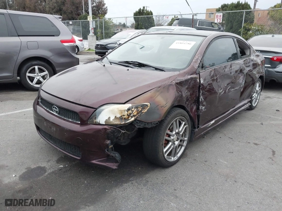 2006 Scion tC with VIN JTKDE177560086287, listed as a IAAI auction lot 41804286 with 276,772 mi miles. Bid and sale history available at carsss.com. Image 2.