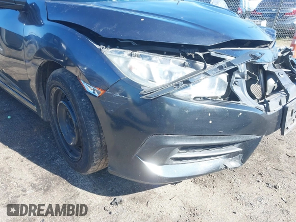 2017 Honda Civic Sedan LX with VIN 2HGFC2F57HH568416, listed as a IAAI auction lot 41812251 with 160,936 mi miles. Bid and sale history available at carsss.com. Image 17.