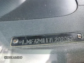2007 Jeep Wrangler X with VIN 1J4FA24117L202063, listed as a Copart auction lot 54348275 with 124,278 mi miles and Clean title. Bid and sale history available at DreamBid. Image 12.