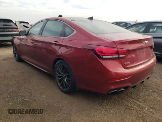 2018 Genesis G80 Sport with VIN KMHGN4JB8JU268534, listed as a Copart auction lot 78272334 with 66,643 mi miles and Salvage Title. Bid and sale history available at DreamBid. Image 2.