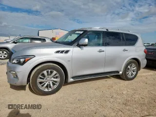 2017 Infiniti QX80 with VIN JN8AZ2NE7H9154758, listed as a Copart auction lot 62949595 with 195,475 mi miles and Clean title. Bid and sale history available at DreamBid. Image 1.
