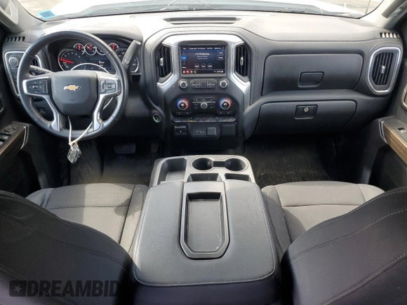 2021 Chevrolet Silverado 1500 LT with VIN 3GCUYDED1MG435401, listed as a Copart auction lot 50371615 with 23,616 mi miles and Salvage Title. Bid and sale history available at carsss.com. Image 8.