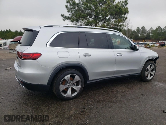 2020 Mercedes-Benz GLS with VIN 4JGFF5KE6LA165172, listed as a Copart auction lot 37384243 with 27,902 mi miles. Bid and sale history available at carsss.com. Image 3.