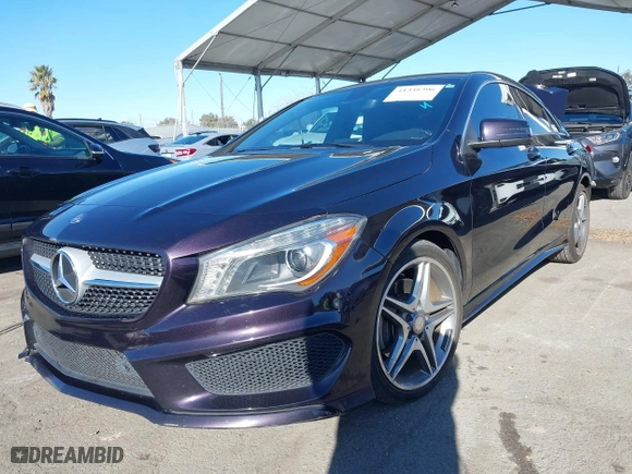 2014 Mercedes-Benz CLA-Class CLA 250 with VIN WDDSJ4EB5EN115166, listed as a IAAI auction lot 41338306 with 139,003 mi miles. Bid and sale history available at carsss.com. Image 17.