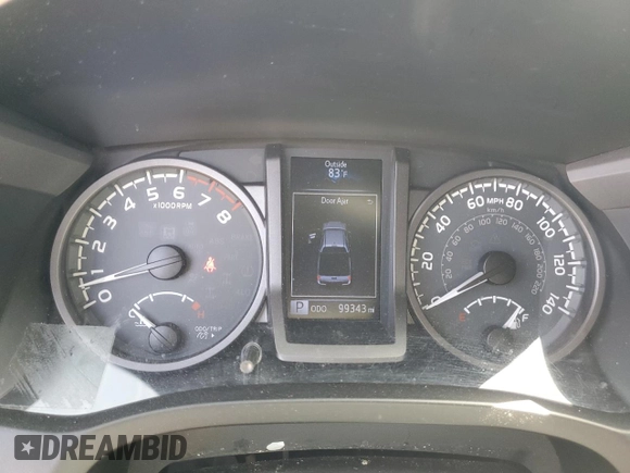 2017 Toyota Tacoma SR5 with VIN 5TFAZ5CNXHX045688, listed as a Copart auction lot 48228545 with 99,343 mi miles and Salvage Title. Bid and sale history available at DreamBid. Image 9.