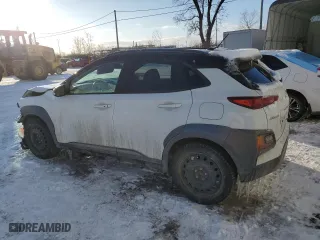 2021 Hyundai Kona Limited with VIN KM8K3CA55MU666423, listed as a Copart auction lot 43957695 with 63,819 mi miles and Salvage Title. Bid and sale history available at carsss.com. Image 2.