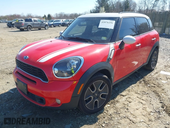 2012 MINI Countryman S z VIN WMWZC3C55CWM28104, wystawiony jako IAAI lot #41876256 z przebiegiem 117 932 mil mil oraz . Historia ofert i sprzedaży dostępna na DreamBid. Obrazek 2.