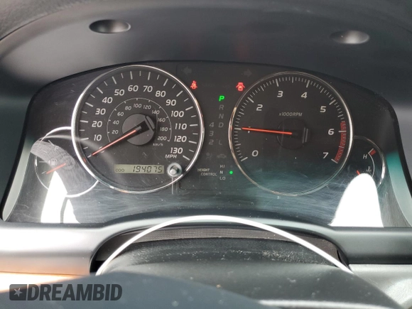 2005 Lexus GX 470 z VIN JTJBT20X050082258, wystawiony jako Copart lot #55812505 z przebiegiem 194 075 mil mil oraz Szkoda całkowita • Salvage title. Historia ofert i sprzedaży dostępna na DreamBid. Obrazek 9.