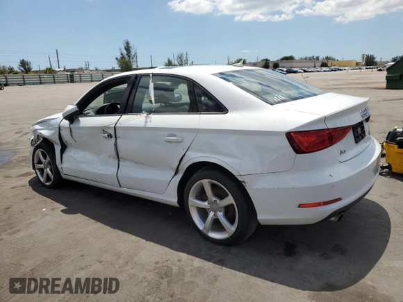 2016 Audi A3 2.0T Premium with VIN WAUB8GFF0G1042322, listed as a Copart auction lot 53209145 with 45,159 mi miles and Clean Title. Bid and sale history available at carsss.com. Image 2.