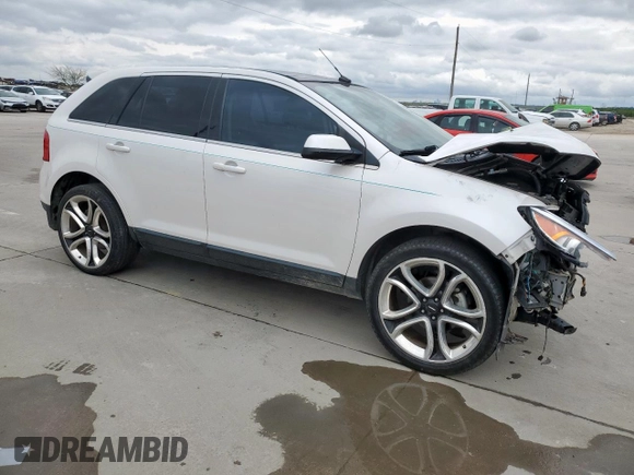 2013 Ford Edge Limited with VIN 2FMDK3KC5DBC81295, listed as a Copart auction lot 50650345 with 128,181 mi miles and Salvage Title. Bid and sale history available at carsss.com. Image 4.