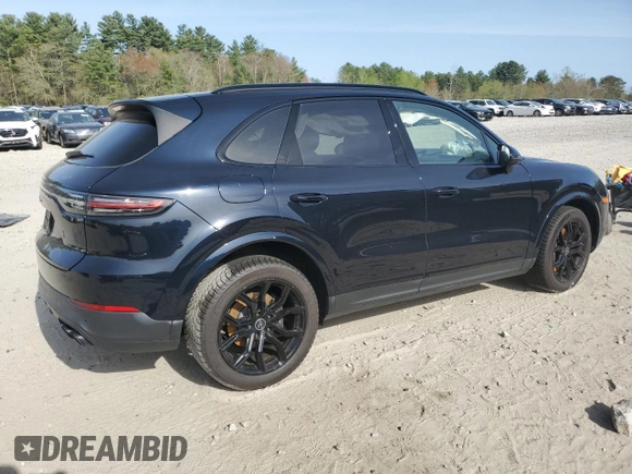 2023 Porsche Cayenne with VIN WP1AA2AY9PDA05586, listed as a Copart auction lot 54683355 with 11,370 mi miles and Salvage title. Bid and sale history available at DreamBid. Image 3.