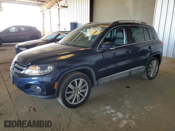 2012 Volkswagen Tiguan SE z VIN WVGBV7AX4CW608972, wystawiony jako Copart lot #50383155 z przebiegiem 109 882 mil mil oraz Czysty tytuł • Clean title. Historia ofert i sprzedaży dostępna na DreamBid. Obrazek 1.