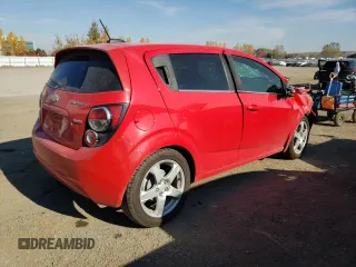2016 Chevrolet Sonic LT with VIN 1G1JC6SBXG4155762, listed as a Copart auction lot 76995744 with 116,254 mi miles and Salvage Title. Bid and sale history available at carsss.com. Image 3.