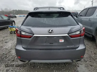 2022 Lexus RX with VIN 2T2HZMDAXNC343166, listed as a Copart auction lot 48301185 with 27,160 mi miles and Salvage Title. Bid and sale history available at carsss.com. Image 6.