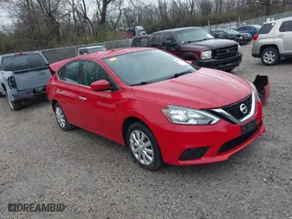 2017 Nissan Sentra SV with VIN 3N1AB7AP6HL676165, listed as a IAAI auction lot 41918924 with 56,699 mi miles. Bid and sale history available at carsss.com. Image 1.