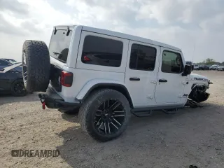 2021 Jeep Wrangler Unlimited Rubicon z VIN 1C4HJXFG2MW537484, wystawiony jako Copart lot #47989075 z przebiegiem 30 604 mil mil oraz Szkoda całkowita • Salvage title. Historia ofert i sprzedaży dostępna na DreamBid. Obrazek 3.