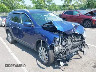 2017 Nissan Rogue SV with VIN KNMAT2MV1HP563493, listed as a IAAI auction lot 42489158 with 71,679 mi miles and . Bid and sale history available at DreamBid. Image 1.