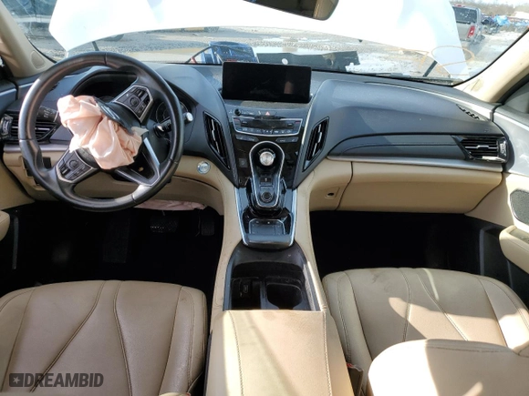 2020 Acura RDX with VIN 5J8TC1H3XLL001900, listed as a Copart auction lot 36689703 with 0 mi miles and Salvage Title. Bid and sale history available at carsss.com. Image 8.