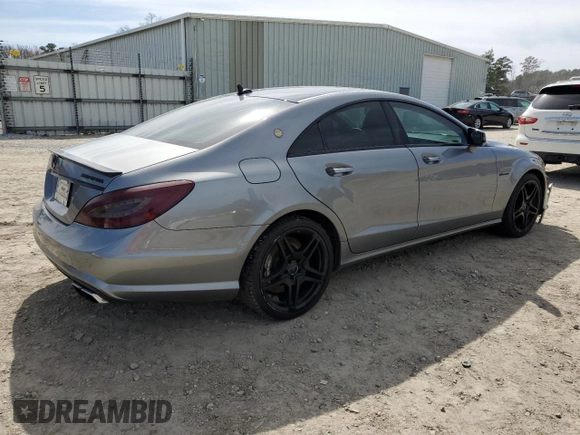 2012 Mercedes-Benz CLS 63 AMG with VIN WDDLJ7EB9CA026260, listed as a Copart auction lot 48987165 with 128,517 mi miles and Salvage title. Bid and sale history available at DreamBid. Image 3.