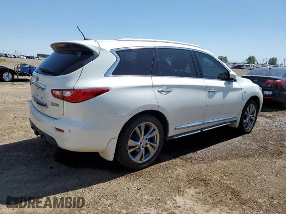 2015 Infiniti QX60 z VIN 5N1AL0MM1FC529629, wystawiony jako Copart lot #63456955 z przebiegiem 173 993 mil mil oraz Czysty tytuł • Clean title. Historia ofert i sprzedaży dostępna na DreamBid. Obrazek 3.