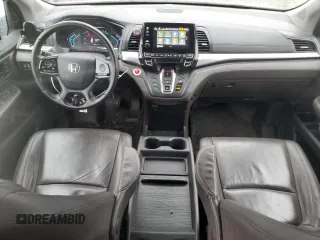 2018 Honda Odyssey EX-L with VIN 5FNRL6H75JB112153, listed as a Copart auction lot 51984465 with 156,082 mi miles and Salvage Title. Bid and sale history available at carsss.com. Image 8.
