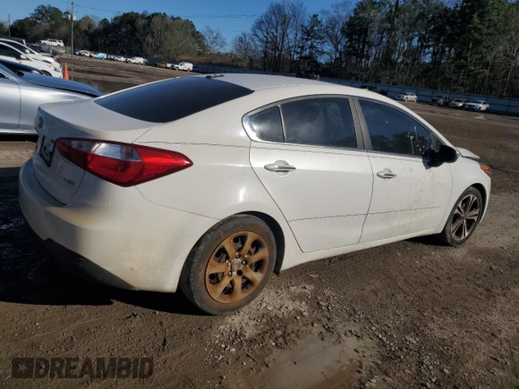 2016 Kia Forte EX with VIN KNAFZ4A82G5552038, listed as a Copart auction lot 46706725 with 103,380 mi miles and Salvage Title. Bid and sale history available at carsss.com. Image 3.
