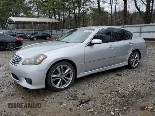 2009 Infiniti M with VIN JNKCY01E59M802466, listed as a Copart auction lot 46695375 with 172,824 mi miles and Salvage Title. Bid and sale history available at DreamBid. Image 1.