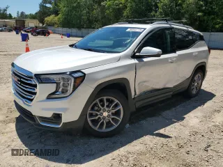 2022 GMC Terrain SLT z VIN 3GKALVEV4NL133811, wystawiony jako Copart lot #56044775 z przebiegiem 59 984 mil mil oraz Szkoda całkowita • Salvage title. Historia ofert i sprzedaży dostępna na DreamBid. Obrazek 1.