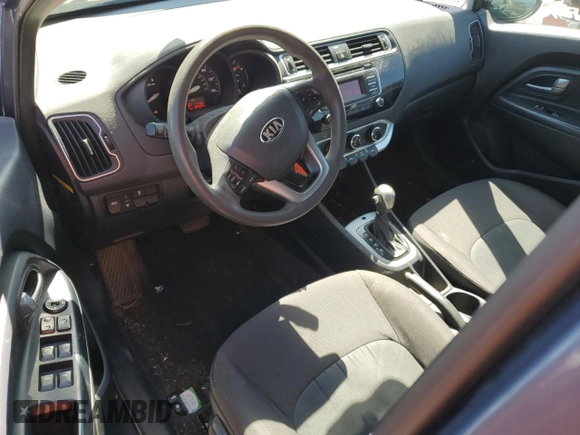 2016 Kia Rio LX with VIN KNADM4A30G6642969, listed as a Copart auction lot 54170695 with 85,925 mi miles and Salvage Title. Bid and sale history available at carsss.com. Image 8.