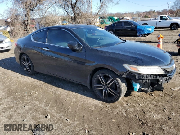 2016 Honda Accord Touring with VIN 1HGCT2B08GA002551, listed as a Copart auction lot 49298025 with 3,618 mi miles and Salvage Title. Bid and sale history available at DreamBid. Image 4.